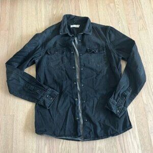 Black All Saints Button Down
